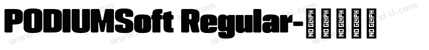 PODIUMSoft Regular字体转换